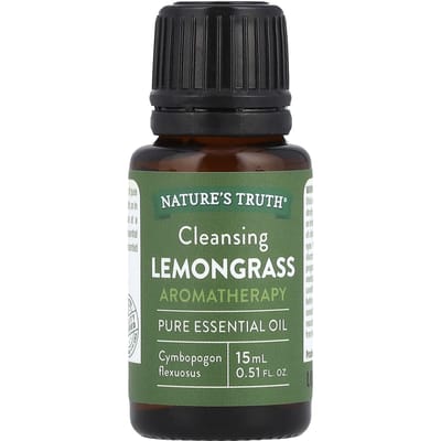 Nature's Truth, Pure Essential Oil, Cleansing Lemongrass, 0.51 fl oz (15 ml)