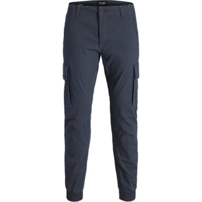 Jack & Jones - Heren Broek Paul Warner Cargo - Blauw - Maat 36/32