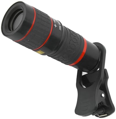 Dailygoody - Telefoontelelens - 20x Zoom - Langeafstandscamera - Zwart - Telefooncameralens - Ideaal voor Fotografie - Geschikt voor Smartphones