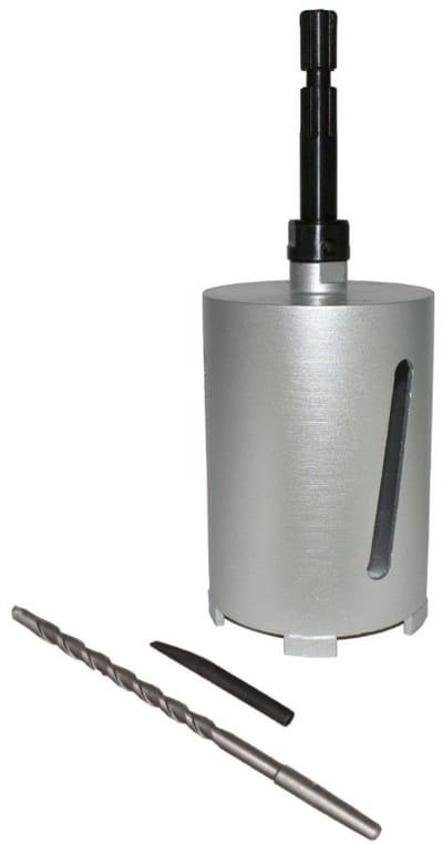 Diamantboorkroon - Gatenzaag - Gaten Boren - Incl. Centreerboor - Ø 110 mm - Zilver
