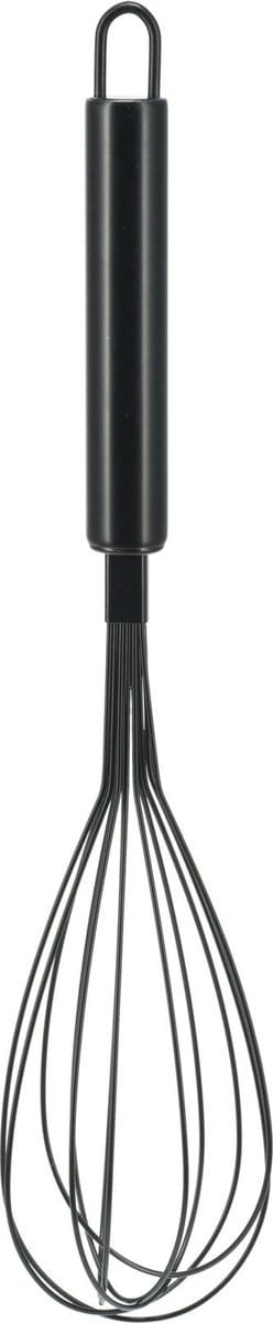Excellent Houseware Kook/keuken gerei - kookgarde/opklopper - zwart - RVS - 29 cm