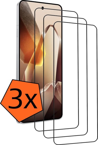 Screenprotector - 3 Stuks - Geschikt voor OnePlus 13 - Full Cover - Gehard Glas - Beschermglas - Tempered Glass - Screen Protector