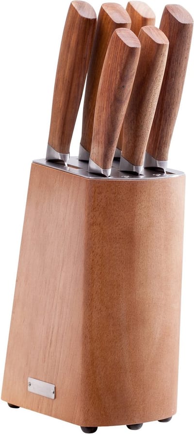 Diamant Sabatier Babiole Messenblok - 6-delig - Acacia Hout