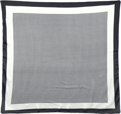 Banned Calliope Sjaal Zwart Wit Houndstooth
