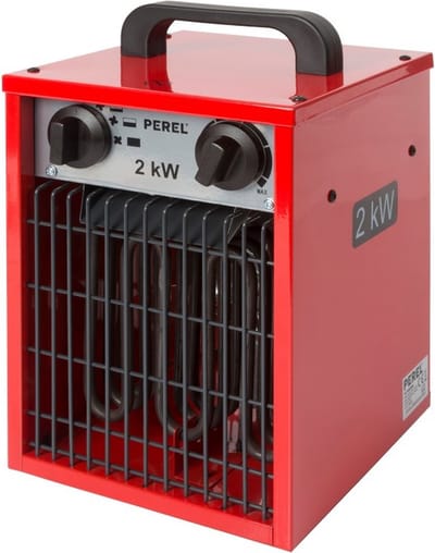 Perel Ventilatorkachel, voor binnen, 3 warmtestanden, 2000 W