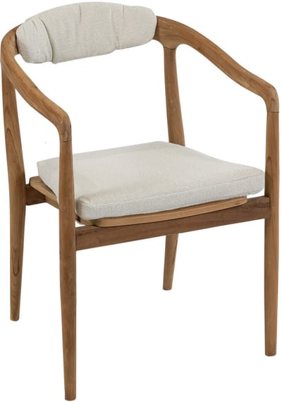 Kussenset Selly | Off White | Zit- & Rugkussen voor Tuinstoel