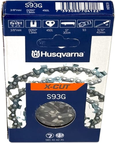 Husqvarna X-CUT S93G Zaagketting (Semi-Haaks) - 3/8''mini - 1,3 mm - 56 Schakels - 40 cm