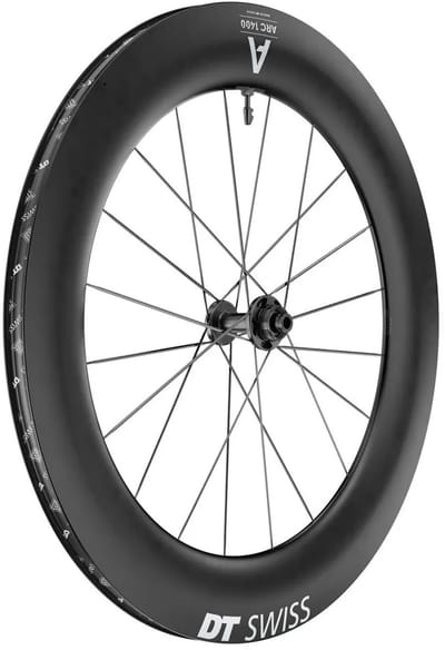 Dt Swiss Arc 1400 Dicut 85 Cl Disc Tubeless Racefiets Voorwiel Zilver 12 x 100 mm