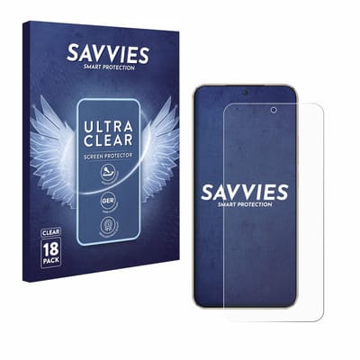 Savvies - Screenprotector voor Honor Magic 8 Lite - Folie Beschermfolie transparant 18 Stuks