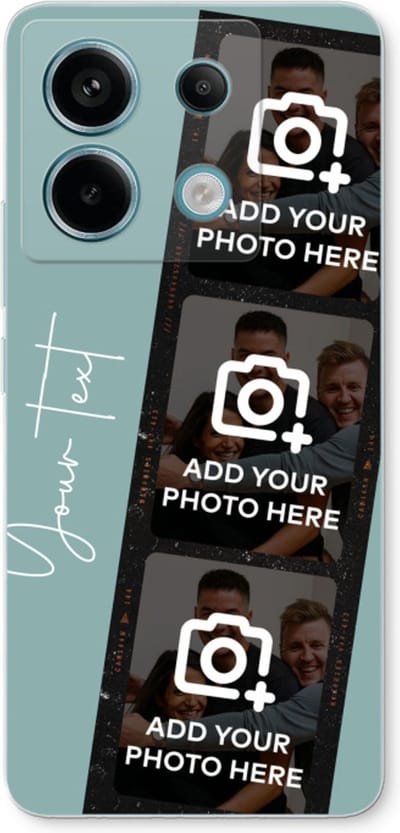 Gepersonaliseerd - Case Company® - Hoesje geschikt voor Xiaomi Poco X6 hoesje - Filmrol N°1 - Soft Cover Telefoonhoesje - Bescherming aan alle Kanten en Schermrand