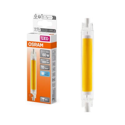 OSRAM HOMELIGHTING 4058075840508 LED-lamp Energielabel F (A - G) R7s 8 W = 60 W Neutraalwit (Ø x h) 16 mm x 16 mm 1 stuk(s)