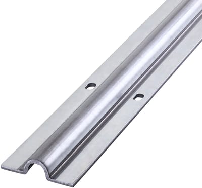 SOTECH grondrail voor roldeur met deurrollen (R10) Looprail 2000 x 55 x 15 mm verzinkt staal voor schuifdeur