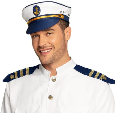 Boland - Pet kapitein Jody - 58 - Volwassenen - Unisex - Maritiem