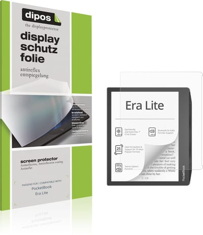 dipos – 2x Matte Beschermfolie geschikt voor PocketBook Era Lite | Krasbestendige & antireflecterende Screenprotector Ultra-Thin