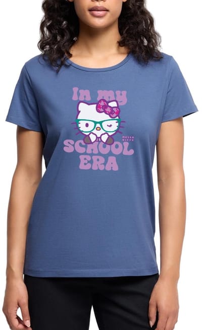 Hello Kitty Met Bril In My School Era Premium T Shirt Dames