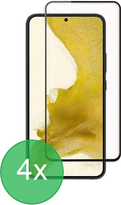 Screenprotector Geschikt voor: Samsung Galaxy S22 Plus Full 4x - screen protector - volledige glas - bescherming - beschermglas - ZT Accessoires