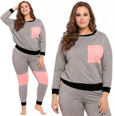 PIGEON Katoenen, tweedelige pyjama voor dames, huispakket in een geschenkdoos