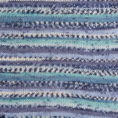 DROPS Fabel Print - 522 turkoois/blauw - Wol Garen
