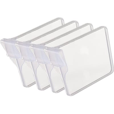 4 Stuks Intrekbare Koelkastverdeler Clip Uitschuifbare Koelkast Separator Organizer L L white