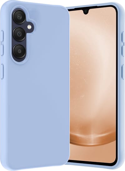 Hoes - Geschikt voor Samsung Galaxy A26 - Sterk & Shockproof - Hoesje Cover - Siliconen Case - Lichtblauw