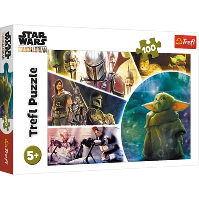 Trefl puzzel - Star Wars Baby Yoda 100 stukjes karton.