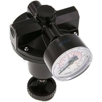 Precisie Drukregelaar G1/4'' 550l/min 0.2-7.0bar/3-102psi Zink Spuitgiet Standaard 3