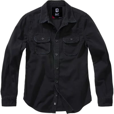 Brandit - Vintageshirt Longsleeve Blouse - 5XL - Zwart