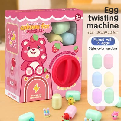 Grijpkraanmachine voor Kinderen Kind Plezier Eier Draaimachine Speelgoed Capsule Verrassingscadeau Kerstpop Machine Speelgoed OPTIONEEL Eier Navulling