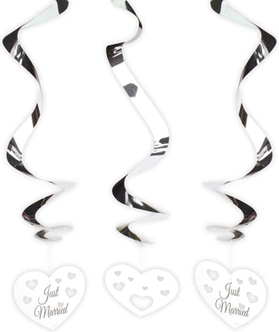 Bruiloft Hangdecoratie 3 stuks