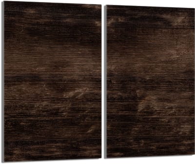 TMK ArtDeko - Houtmotief Glazen Beschermplaat - 2x30x52 cm - Veilig - Veelzijdig