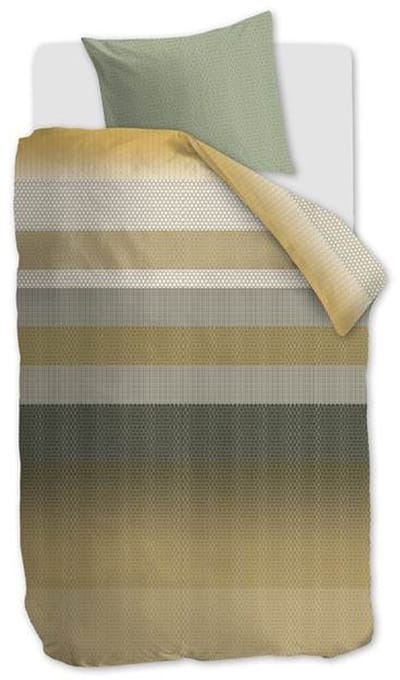 Beddinghouse Leo Dekbedovertrek - Eenpersoons - 140x200/220 cm - Green