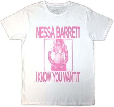 Nessa Barrett - I Know You Want It Heren T-shirt - S - Wit
