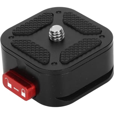 Mini Snelkoppelplaat 1 4 Schroefgat Houder Camera Snelkoppelplaat voor Camera Monitoren Statieven Microfoons black