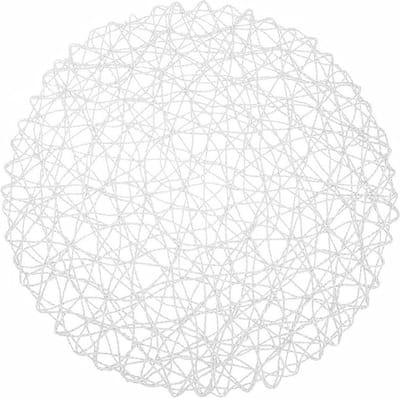 Placemat Papier Wit Rond 35 cm - Tafelonderzetter