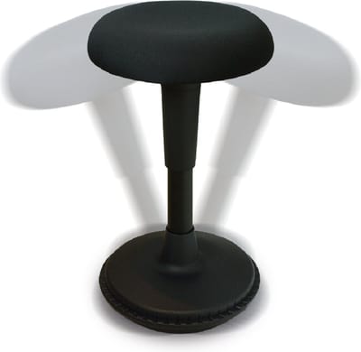 Wobblez® Pianokruk en Keyboardkruk - Wiebelkruk Zwart - In hoogte verstelbare pianokruk van 43-63 cm
