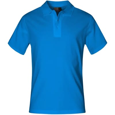 Herenpolo 'Superior' met korte mouwen Turquoise - S