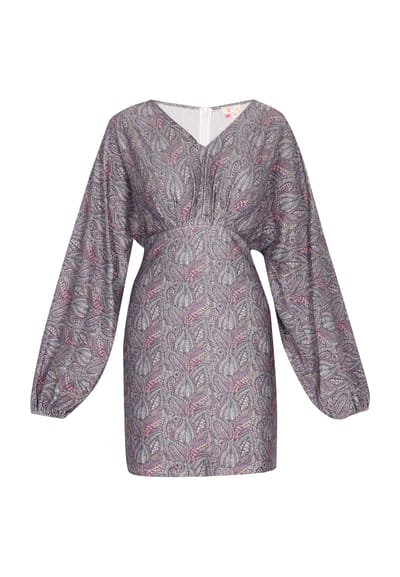 IZIA Jurk Dames Roze Veelkleurig