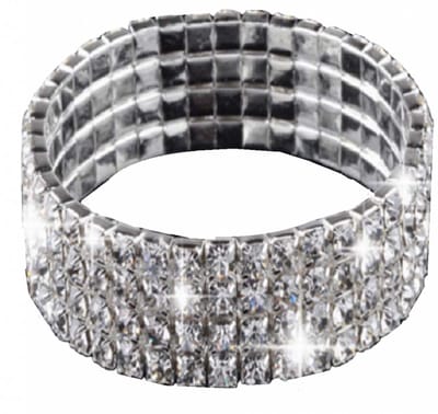 4 rijen -strass -armband - Charme Bijoux
