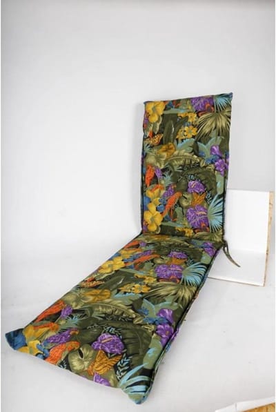 Ligkussen Tuinbed - Loungestoel Kussen - Ontspannen Buiten - Wasbaar - 180x50x6 cm - Effekleur