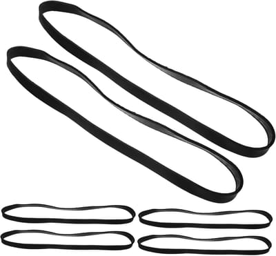 Blusring Set - Brandblusser Onderdeel - Botsing Bescherming - Eenvoudige Montage - 45 x 1.8 cm - Zwart