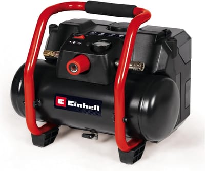 Accu Compressor - Draagbare Luchtpomp - Banden en Matrassen - Olievrij 36V Vermogen - 6 Liter Tank - Zwart Roze