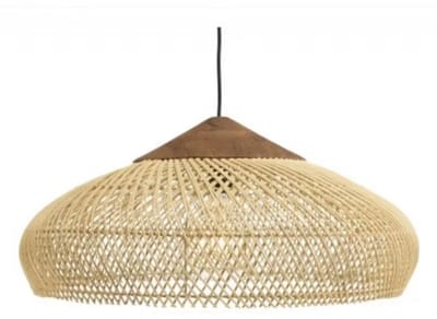 JOYNEXTBUY - Rotan Hanglamp Bohemian Stijl - Handgeweven Rieten Hanglamp met E27 Fitting - Plafondlamp voor Eetkamer en Slaapkamer