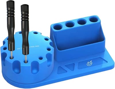 Schroevendraaier Opbergrek - Gereedschap Organizer - Werkbank Organisatie - 360 Graden Draaibaar - 7.5B x 5.6H cm - Meerkleurig