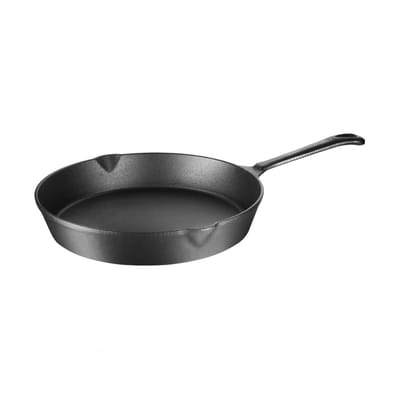 Ronde Gietijzeren Pan - Glad - 25,5cm - Vogue M655 - Horeca & Professioneel