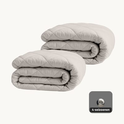 Dekbed Zonder Overtrek 200x200 – 4 Seizoenen – Wasbaar & Zacht – Offwhite – Y-NOT