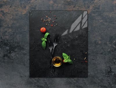 TMK ArtDeko - Snijplank - 45x52 cm - Gehard Glas - Multifunctioneel
