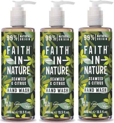 FAITH IN NATURE - Hand Wash Seaweed & Citrus - 3 Pak