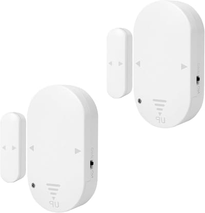 Deuralarm met Sirene - Raamalarm Sensor - Huis Beveiligen - Trillingssensor - 2 Pakken - Wit