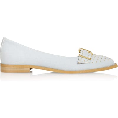 DWRS label Port Vila Denim Loafer Lt. Jeans Maat: 36 | Instappers Outlet | Dames | Blauw