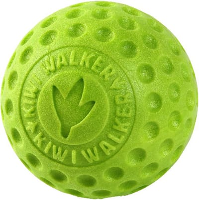 Kiwi Walker - Let's Play - Hondenspeelgoed - Bal - Groen - 6,5cm